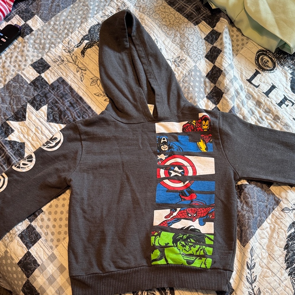 Boys Marvel Light Weight Hoodie